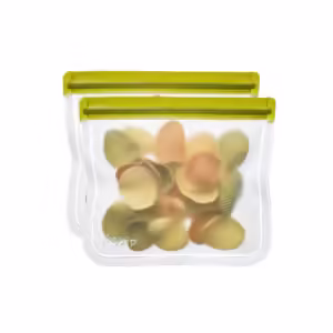 (re)zip Lay-Flat Lunch Size Leakproof Reusable Storage Bag Moss